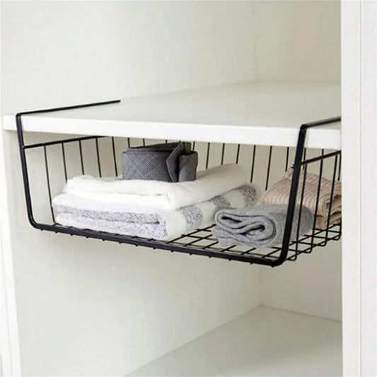 metal under shelf basket